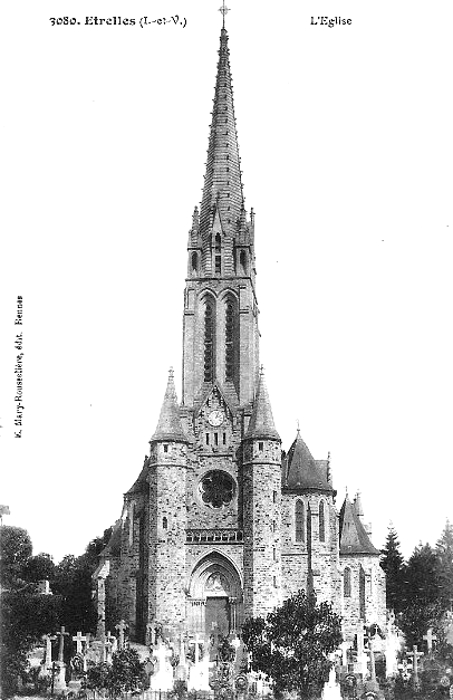 Eglise d'Etrelles (Bretagne).