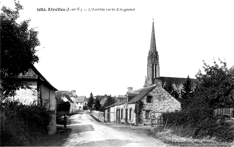 Ville d'Etrelles (Bretagne).