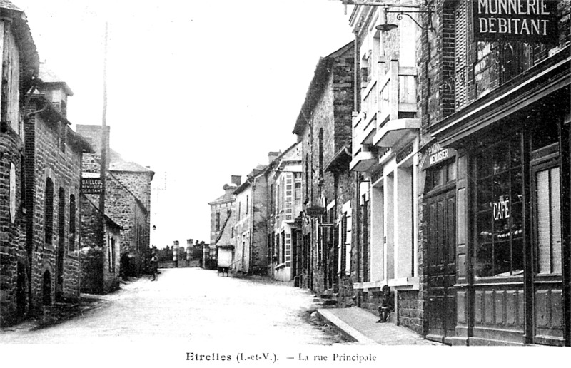 Ville d'Etrelles (Bretagne).