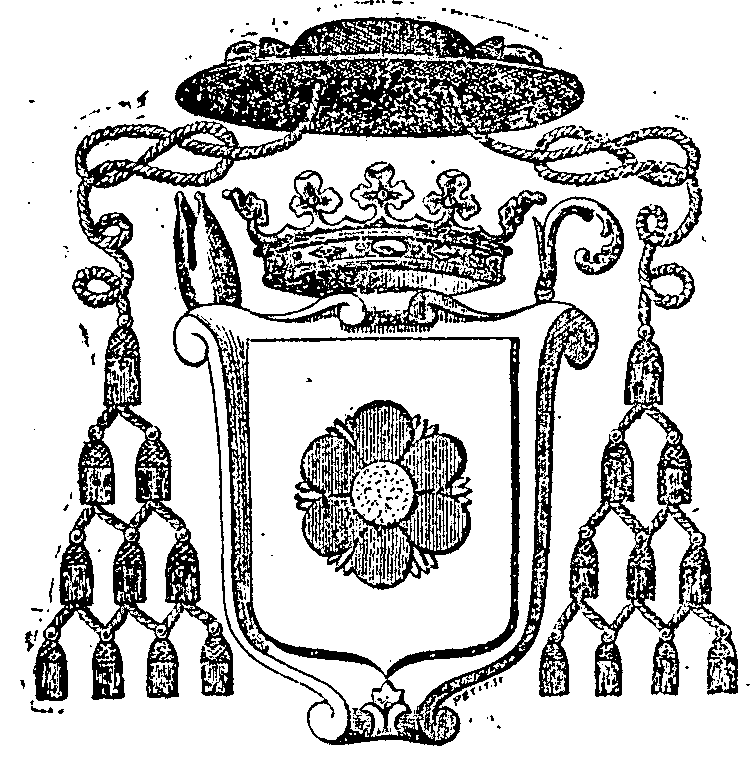 Evque de Vannes (Bretagne) : armoiries de Henri Bruc.