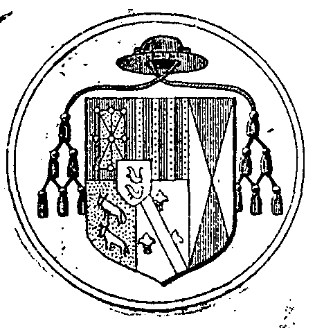Evque de Vannes (Bretagne) : armoiries de Pierre de Foix.