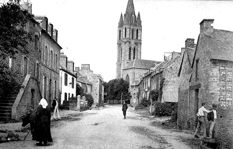 Ville d'Evran (Bretagne).