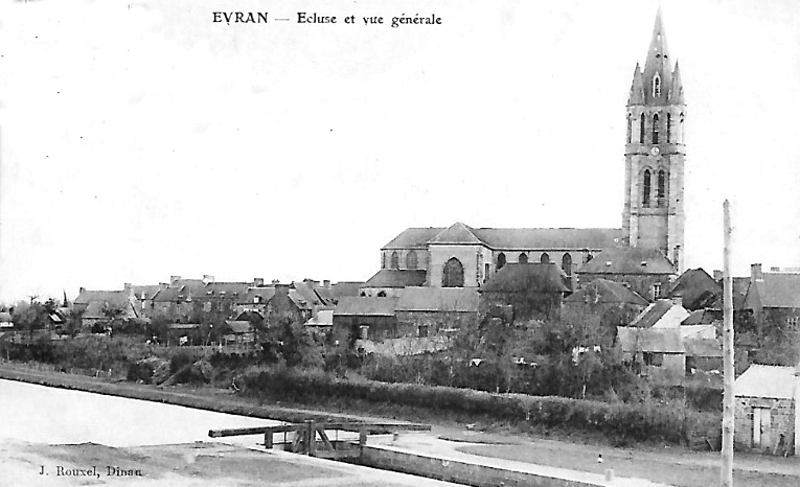 Ville d'Evran (Bretagne).