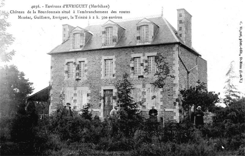 Manoir de la Bourdonnais prs de la Ville d'Evriguet (Bretagne).