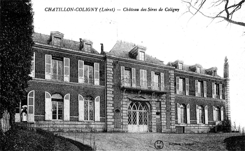 Chteau des Sires de Coligny  Chatillon-Coligny (Loiret).
