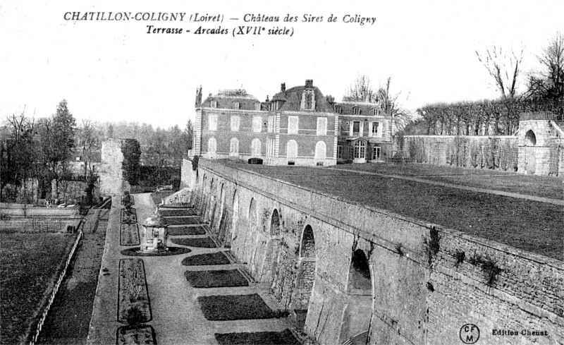 Chteau des Sires de Coligny  Chatillon-Coligny (Loiret).