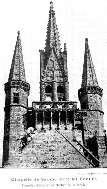 Chapelle Saint-Fiacre du Faout (Bretagne).