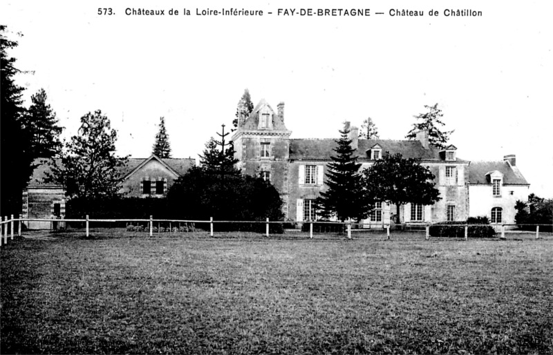 Chteau de Chtillon  Fay-de-Bretagne (anciennement en Bretagne).
