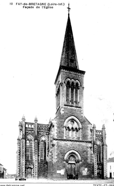 Eglise de Fay-de-Bretagne (anciennement en Bretagne).