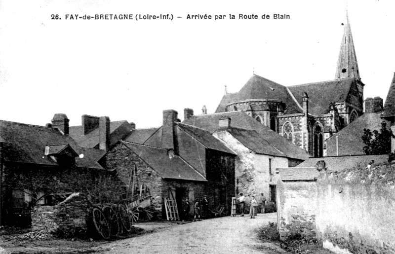 Ville de Fay-de-Bretagne (anciennement en Bretagne).