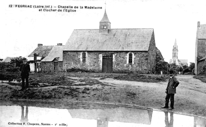 Chapelle de la Madeleine  Fgrac (anciennement en Bretagne).