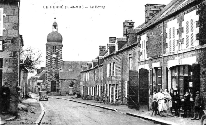 Ville de Ferr (Bretagne).