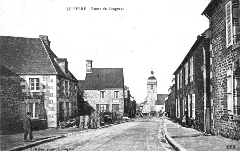 Ville de Ferr (Bretagne).