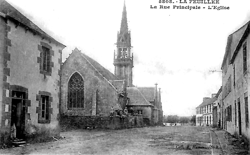 Eglise de La Feuillée (Bretagne).
