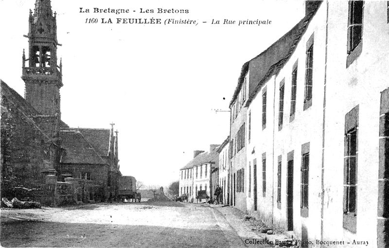 Ville de La Feuillée (Bretagne).