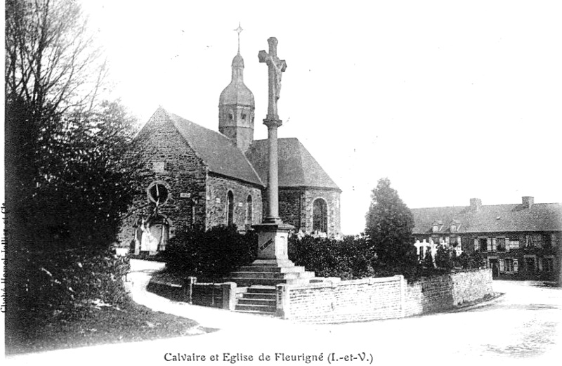 Ville de Fleurign (Bretagne).