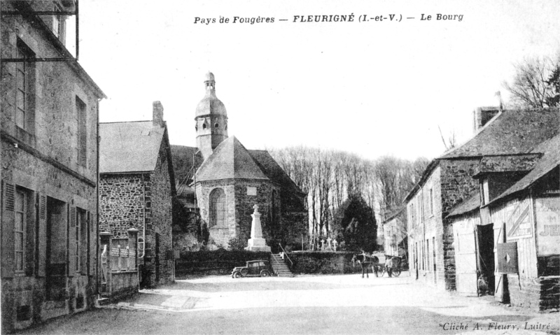 Ville de Fleurign (Bretagne).