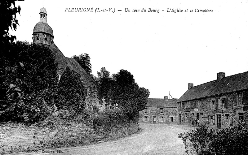 Ville de Fleurign (Bretagne).