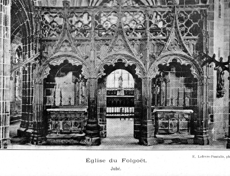 Jub de l'glise du Folgot (Bretagne).