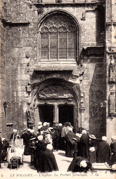 Portail principal de Notre-Dame du Folgoët