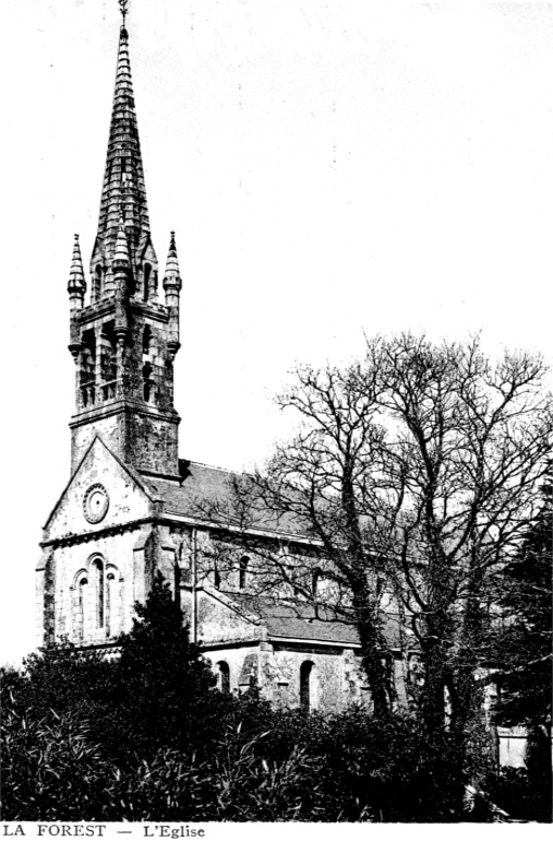 Eglise de la Forest-Landerneau (Bretagne).