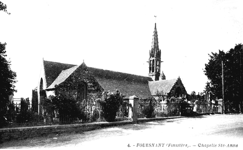 Chapelle Sainte-Anne de Fouesnant (Bretagne).