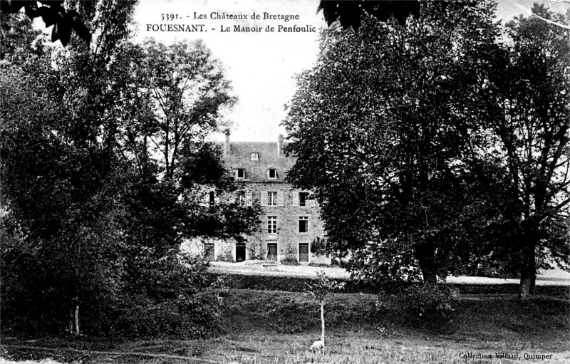 Manoir de Penfoulic  Fouesnant (Bretagne).