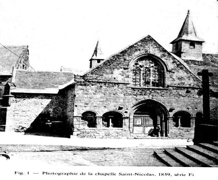 Fougères (Bretagne) : chapelle Saint-Nicolas.