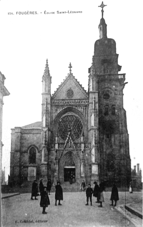 Eglise Saint-Lonard de Fougres (Bretagne).