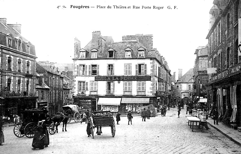 Ville de Fougères (Bretagne).