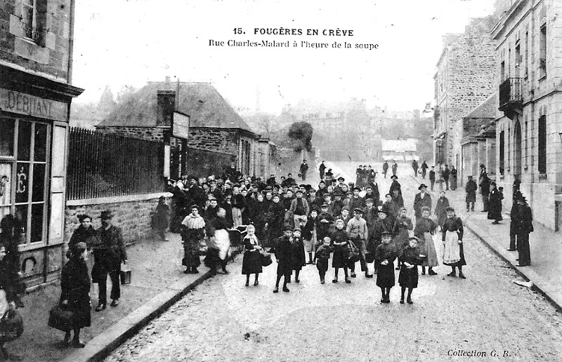 Ville de Fougres (Bretagne).