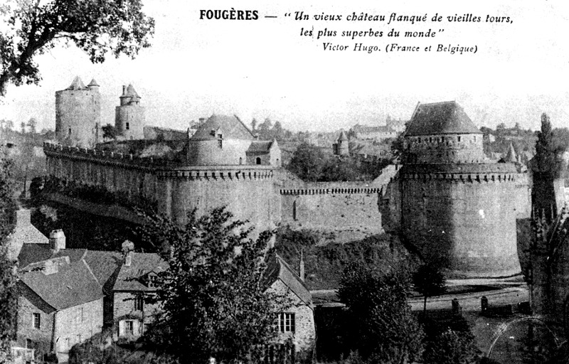 Château de Fougères (Bretagne).