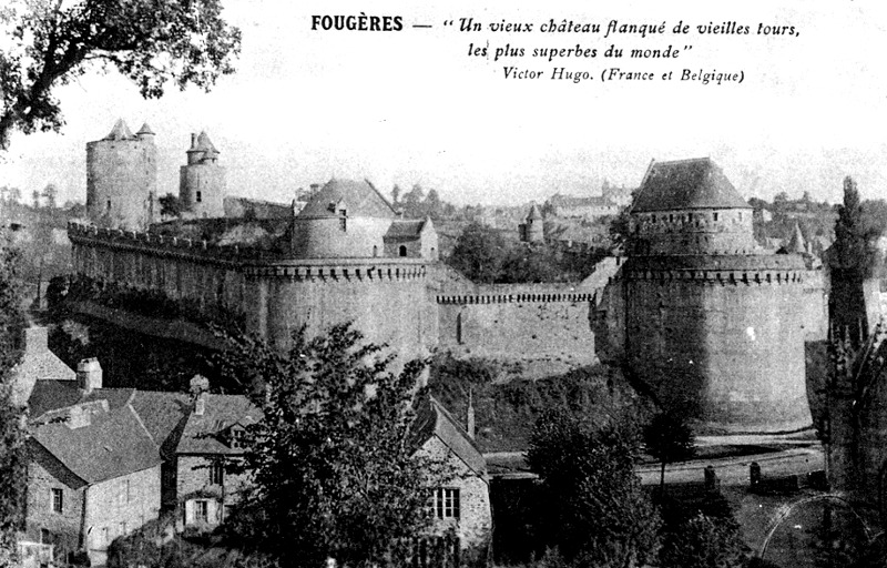 Chteau de Fougres (Bretagne).