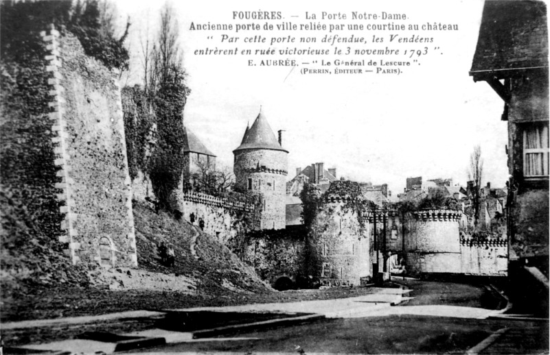 Château de Fougères (Bretagne).