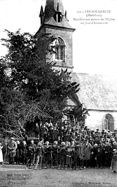 Eglise des Fougerts (Bretagne).