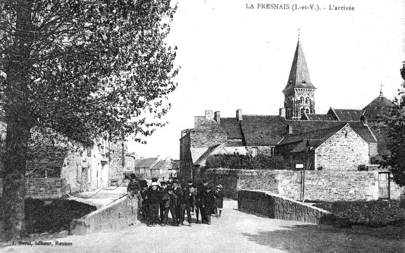 Ville de la Fresnais (Bretagne).