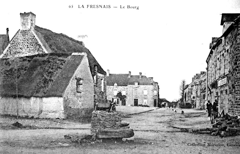 Ville de la Fresnais (Bretagne).