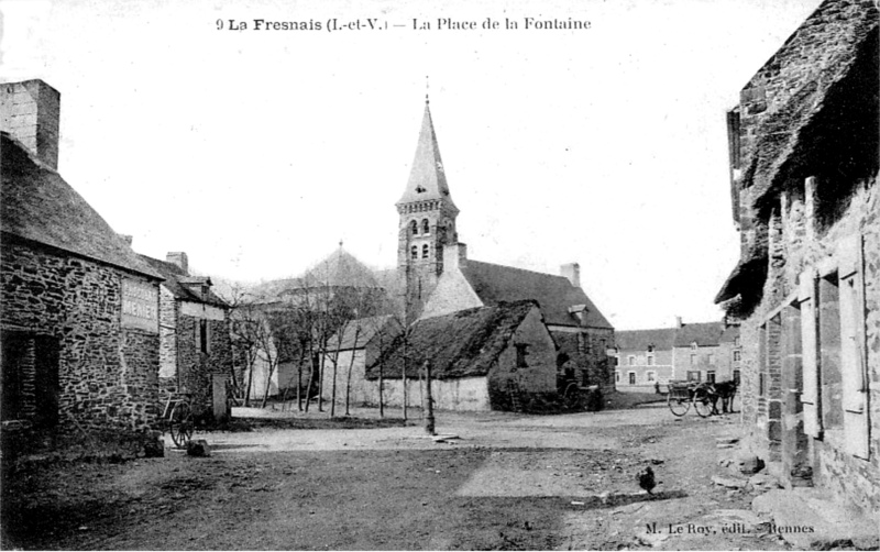 Ville de la Fresnais (Bretagne).