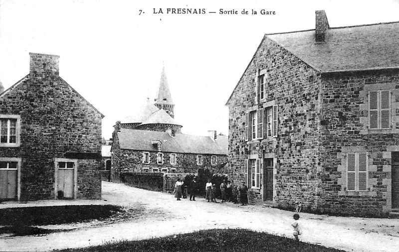 Ville de la Fresnais (Bretagne).