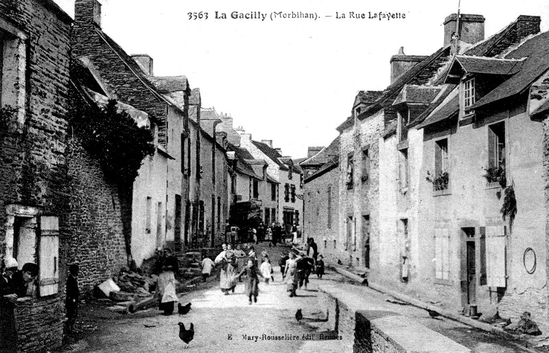 Ville de la Gacilly (Bretagne).