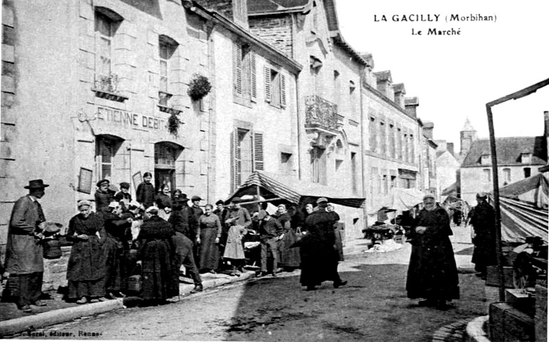 Ville de la Gacilly (Bretagne).