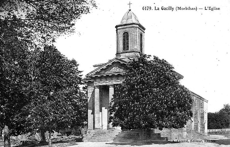 Ville de la Gacilly (Bretagne).