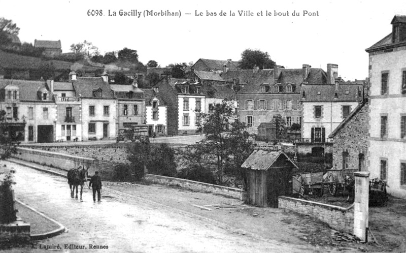 Ville de la Gacilly (Bretagne).