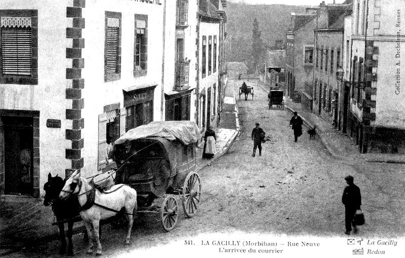 Ville de la Gacilly (Bretagne).