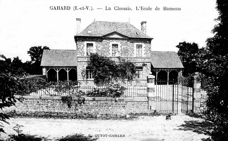 Ville de Gahard (Bretagne).