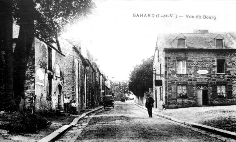 Ville de Gahard (Bretagne).