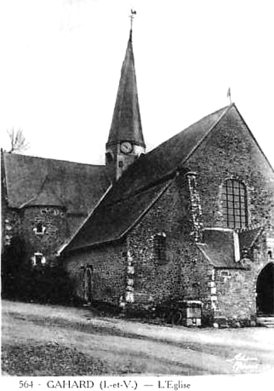 Eglise de Gahard (Bretagne).