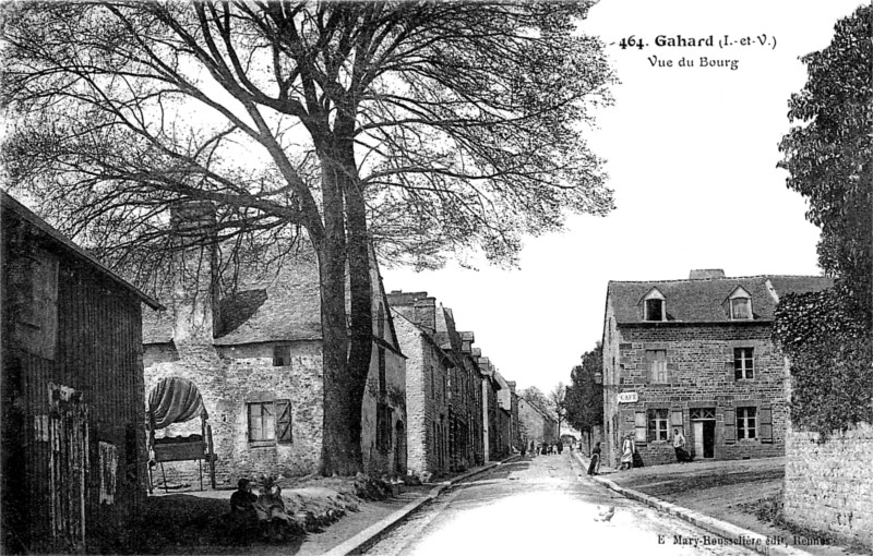 Ville de Gahard (Bretagne).