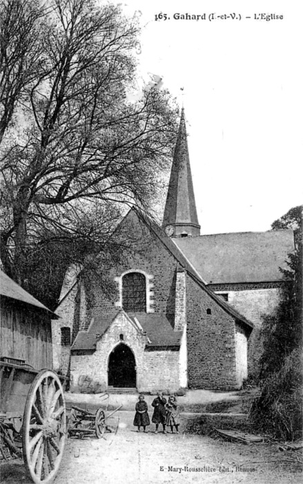 Eglise de Gahard (Bretagne).