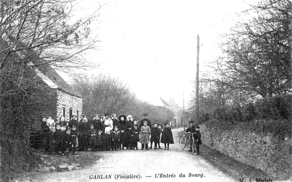 Ville de Garlan (Bretagne).